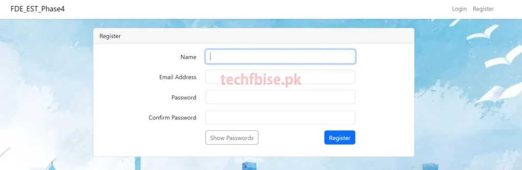 tech fbise Register