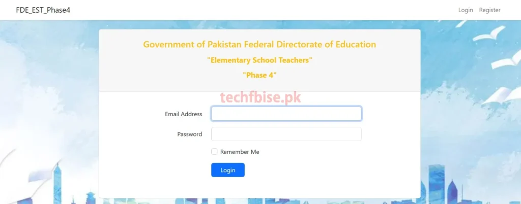 tech fbise login